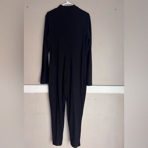 SHEIN Classic Black Long Sleeve Jumpsuit